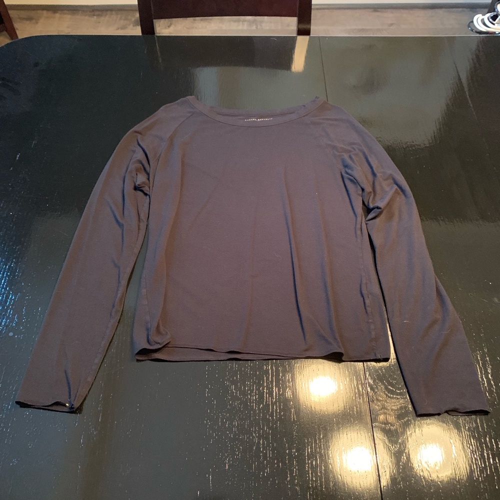 Banana Republic Black Long Sleeved Tee